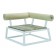 Fauteuil Natsiq Angle Bleu Nature JardinChic