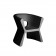 fauteuil-avec-accourdoirs-noir-pal-vondom-jardinchic