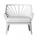 Fauteuil Bas Sunrise Face Detouré Driade JardinChic