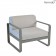 Fauteuil Bellevie Coussins Gris Flanelle Structure Romarin Fermob Jardinchic 