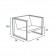Dimensions Fauteuil Cima Lounge Fuera Dentro JardinChic
