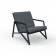 Fauteuil Cotage Structure Graphite Coussins Gris Foncé Talenti Jardinchic