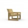 Fauteuil Frame Beige avec coussins Nautic Beige Vondom Jardinchic