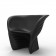 fauteuil-noir-biophilia-vondom-jardinchic