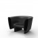 fauteuil-noir-bum-bum-vondom-jardinchic