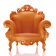 Fauteuil Proust Orange Magis JardinChic