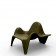 fauteuil-vert-kaki-f3-vondom-jardinchic