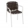 Fauteuil Yard Blanc Mat / Sangles Marron d'Inde Emu JardinChic