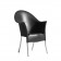 Lot de 4 Fauteuils Empilables LORD YO Noir Driade JardinChic 