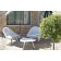 Fauteuils Bas Vanity Blanc Gris Clair Table Basse Vanity Blanc Vlaemynck Jardinchic