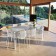 Table Allongeable Round Plateau en tôle Blanc Emu JardinChic