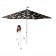 Parasol Flowerpowersol Noir2 Fatboy JardinChic
