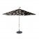 Parasol Flowerpowersol Détouré Noir Fatboy JardinChic