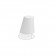 Grande Lampe Cone Blanc Mat/Polycarbonate Blanc Emu Jardinchic