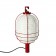 Lampe Exterieur In et Out Petit Modèle Rouge Forestier JardinChic