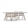 Table de Repas Kolonaki Structure Gris Soie Plateau Ciment Varaschin Jardinchic