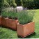 Jardinière Labirinto Module d'angle Pelouse Teracrea JardinChic