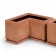 Jardinière Labirinto Module d'angle Teracrea Détouré JardinChic