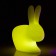 Lampe à batterie Rabbit Lamp - LED variation jaune Qeeboo Jardinchic