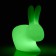 Lampe à batterie Rabbit Lamp - LED variation vert Qeeboo Jardinchic