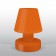Lampe Portable avec Batterie Rechargeable H40cm Orange Bloom! Jardinchic