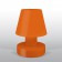 Lampe Portable avec Batterie Rechargeable H40cm Orange Bloom! Jardinchic