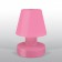 Lampe Portable avec Batterie Rechargeable H28cm Rose Bloom! Jardinchic