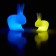 Petite Lampe à batterie Rabbit Small - LED Variation Jaune avec Lampe à batterie Rabbit Lamp - Variation LED Bleu vendue séparément Qeeboo Jardinchic