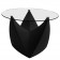 Plateau en Verre pour Tabouret Table Basse Mr. Lem Noir MyYour JardinChic