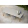 Table de Repas Link Pieds Teck Plateau Ciment Varaschin Jardinchic