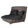 Lit Rond Cape West Noir Driade JardinChic