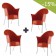 Offre Spéciale Lot de 4 Fauteuils Lord Yo Driade JardinChic