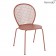 Chaise Lorette Ocre Rouge Fermob Jardinchic