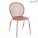 Chaise Lorette Ocre Rouge Fermob Jardinchic