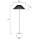 Dimensions Lampadaire Pamela Metalarte Jardinchic