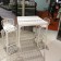 Tabouret Haut Sunrise Avec Table Carré Driade JardinChic