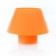 Photophore en Silicone - Mood Flame Face Orange Royal VKB JardinChic