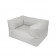 Pouf Moog White Grey Pusku Pusku Jardinchic