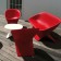 Pack Ublo 1 Canapé + 2 Fauteuils + 1 Table Basse/Pouf Rouge Qui est Paul? JardinChic