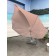 Base Mobile pour Parasol Icarus XL (toile Sunbrella sur demande Blush) avec stabilisateurs 