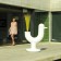 Pot Peacock Ambiance Blanc Vondom JardinChic