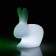 Petite Lampe à batterie Rabbit Small - LED Variation Blanc Qeeboo Jardinchic