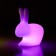 Petite Lampe à batterie Rabbit Small - LED Variation Rose Qeeboo Jardinchic