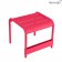 Petite Table Basse / Repose-Pieds Luxembourg Rose Praline Fermob Jardinchic