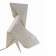 Lampe Origami Philomène Blanc Vue de côté Nathalie Be JardinChic