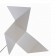 Lampe Origami Philomène Blanc Vue de profil Nathalie Be JardinChic