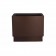 Pot Carré Basic Marron Hobby Flower JardinChic