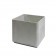 Jardinière Delta Carrée Gris clair H 45 Eternit JardinChic 