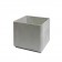 Jardinière Delta Carrée Gris clair H 45 Eternit JardinChic 