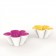 Pot Bicolore Agatha Blanc Fuchsia & Blanc Jaune Vondom JardinChic